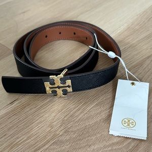 Tory Burch reversible logo belt